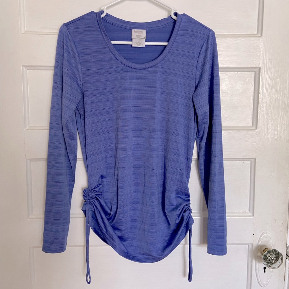 Purple long sleeve dry-fit athletic shirt, never worn.